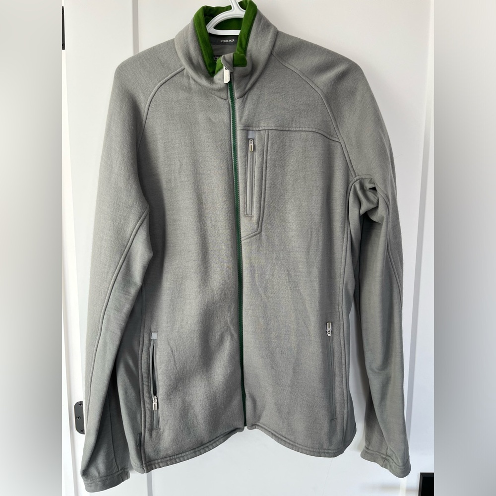 Men’s Icebreaker merino wool zip up sweater